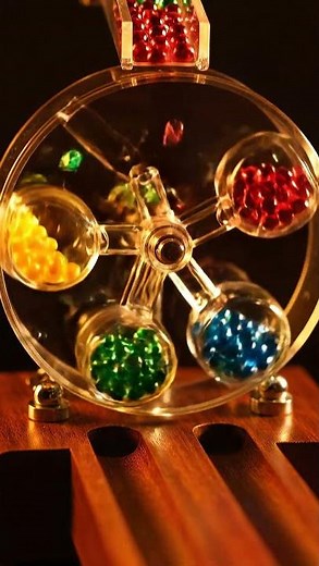 Glass Sorting Wheel Capsules Loop ASMR - Color Separation