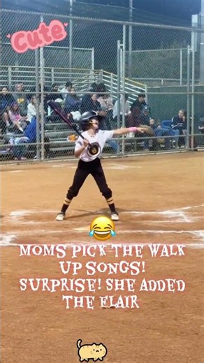 When the moms change their walk up songs!😂⚾️ #walkupsongs #funnyvideos #baseball #ball#foryou #funny