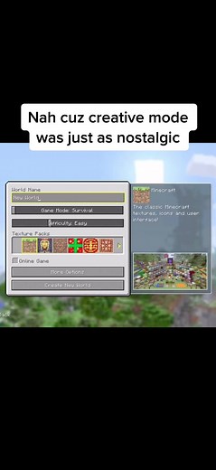 Just listening to this music gonna make me cry😭 #minecraft #xboxone #minecraftxboxoneedition #xbox1 #minecraftnostalgia #minecraftnostalgiamusic #sad #oldminecraft #creativemode #minecraftcreative #nostalgia #oldmenu #oldcraftingmenu #minecraftbuilding #😭