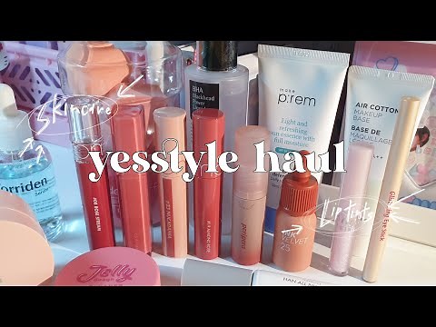 yesstyle skincare & makeup haul 🧚‍♀️