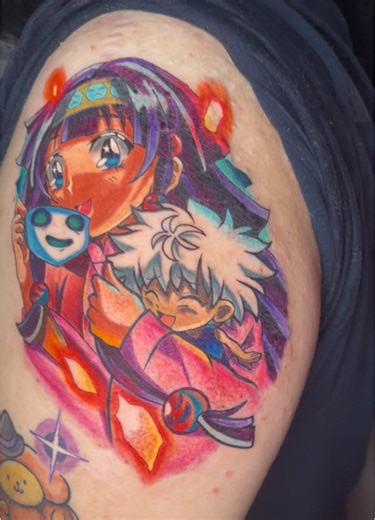 Hunter x Hunter Tattoos in Phoenix: Andrew's Scar Cover-Up