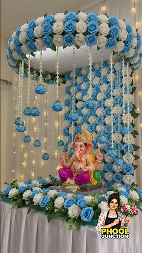 Ganpati Bappa Morya✨ Ganpati Decoration At Home | Ganesha