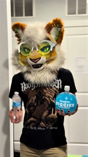 BUZZBALL BUZZBALL BUZZBALL!!! @Jace the Goober #furry #fursuit #fursuitfriday #buzzball #fyp