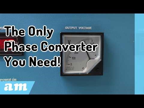 PhaseMagic 18kW Phase Converter, 220V Single-Phase to 380V Three-Phase Converter