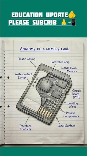 anatomy of a memory card photo education update ✨📜🫵
