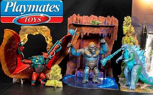哥斯拉大战金刚空心地球套装与泰坦科技罗丹评测｜Playmates Toys Godzilla Vs Kong + Titan Tech Rodan