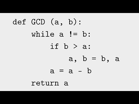 Der euklidische Algorithmus in Python