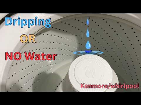 How to Replace the Water Inlet Valve on a Kenmore Washing Machine --- DIY Washer Repair