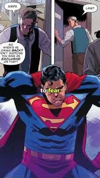 Superman carries the weight of the planet...