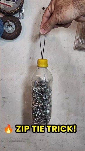 🧰 Turn a Plastic Bottle Into a Strong Workshop Organizer! 🤯 #DIY #FixIt #Hack