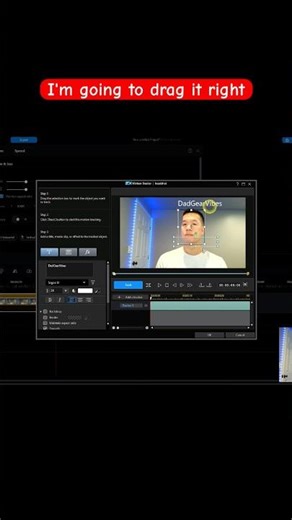FACE Tracking in PowerDirector 365🥰Made SUPER Easy🔥