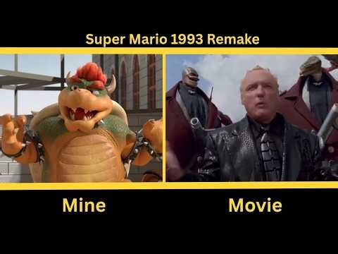I Recreated MARIO VS BOWSER 1993 Mario Movie