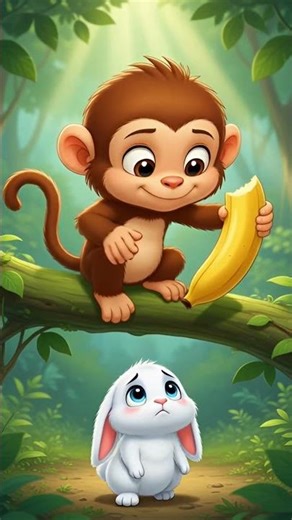little monkey 🐒 #viral #funny #cute #cartoon