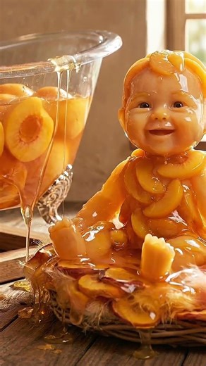 Real fruit babies with serious detail work #creative #satisfying #artshorts