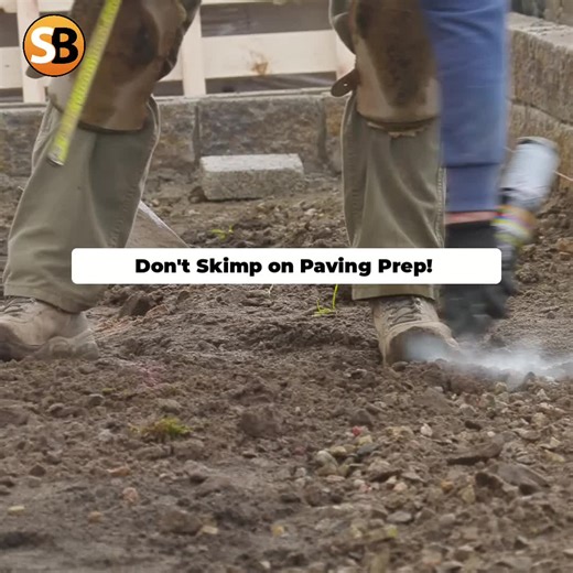Don't skip prep! A solid sub-base is key to paving. Get it wrong, and everything goes downhill. Properly compacted road stone and sand ensure a stable foundation. #PavingTips #DIYProjects #Construction #HomeImprovement #PreparationIsKey