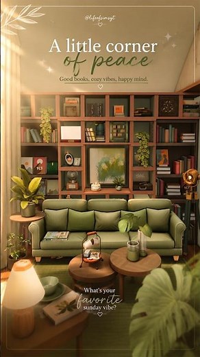POV: Your Sims Finally Have the Perfect Living Room #sims4