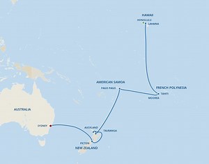 Hawaii, Tahiti & South Pacific Crossing - Princess (23 Night Cruise from Honolulu to Sydney)