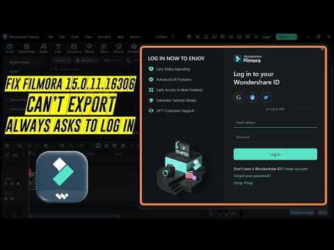 how to fix filmora 15 can't export