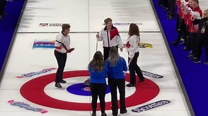8K views · 317 reactions | Goosebumps ❤️ The 1998 Olympic team of Jan Betker, Joan McCusker and Marcia Gudereit reunite to throw the ceremonial rock to kick off the 2020 Scotties, while Sandra Schmirler's daughters hold the broom. Schmirler died of cancer in 2000. MORE: www.cbc.ca/1.5465324 | CBC Sports | Facebook