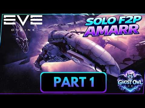 EVE Online Solo New Player Experience F2P Amarr Part 1