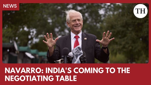 Watch: Navarro says India, U.S. working on trade barriers, brings up Russian oil again
