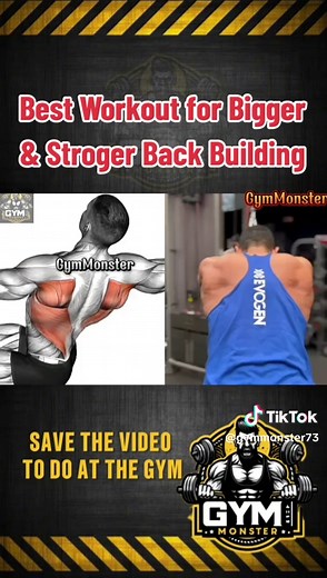 Best Workout for Bigger & Stroger Back Building #gymtok #fitness #training #gymlife #gymmotivation #back #backworkout