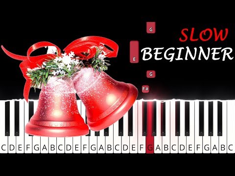 Carol of the Bells | SLOW BEGINNER PIANO TUTORIAL + SHEET MUSIC by Andantino [4K]