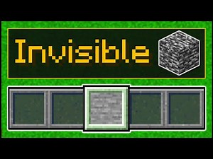 Minecraft Bedrock - How To Get Invisible Bedrock (Secret Block)