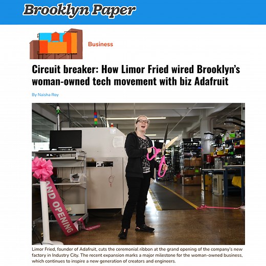 Circuit breaker: How Limor Fried wired Brooklyn’s woman-owned tech movement with biz Adafruit – Brooklyn Paper