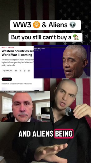 Aliens are real that’s crazy , make rent cheaper and food healthy again . They had it locked in 2000 years ago you can do it again .