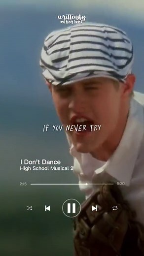 High School Musical: I Don't Dance Lyrics Explained