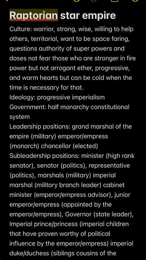 What do you think of this fictional nation I am making for a story