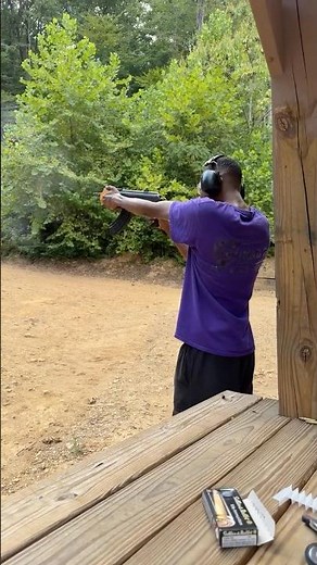 First time shooting micro Draco #draco #microdraco #762 #range