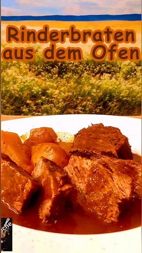 Rinderschmorbraten mit Rotweinsauce🍷Omas butterweicher Sonntagsbraten dem Ofen