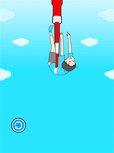 Help the lazy boy 😱 save him from falling from the sky #shorts #ytshorts #gaming #viralshorts