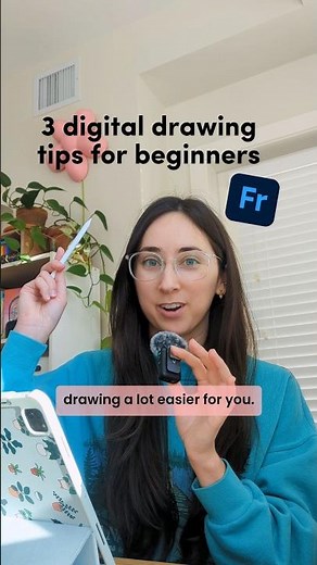 3 tips that will make drawing in #adobefresco a lot easier (beginner friendly) ✏️💗