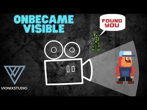 OnBecameVisible and OnBecameInvisible Unity.