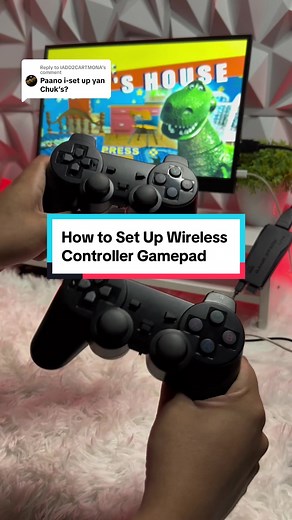 Replying to @IADD2CARTMONA HOW TO SET UP WIRELESS CONTROLLER GAMEPAD GAME STICK #GAMESTICK #wirelesscontroller #wirelesscontrollergamepad #gamepad #M8 #gba #mame #ps1 #psx #batang90sgames #batang90s #retrogaming #joystick #wirelessjoystick #wirelessjoystickwithgame #howto #howtosetup @Chukee