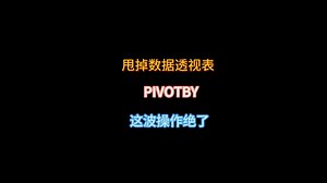 PIVOTBY智能求和