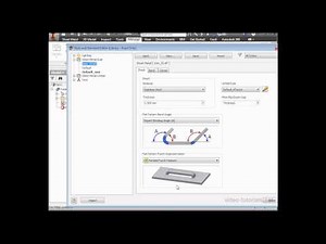 How to create rules #1 AutoDesk Inventor Tutorials (Sheet Metal Design)