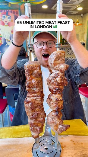 £5 UNLMITED MEAT FEAST IN LONDON 🥩 🇧🇷 This might just be the craziest cheap eat yet. In celebration of @uk_neotaste launching in London, the guys at @pretorestaurant are giving you luckily people £5 unlimited meat feast, where you can try all 16 cuts of meat for a whole week (first 50 people who book the deal per day across 7 branches - 1750 deals in total). To sign up to NeoTaste and head to the link in my bio using my code TOD6M and you’ll get your first 6 months for free. We will be doing 
