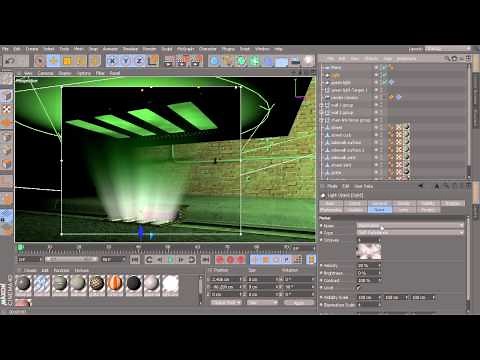 Introduction to Lighting in CINEMA 4D - 15 Volumetric lighting in CINEMA 4D