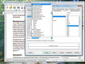 W1-6-01. Establecer el idioma predeterminado en LibreOffice Writer
