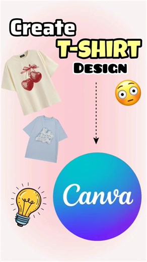Design T-Shirts in Canva in 60 Seconds 👕🔥 | Beginner Friendly #canva #youtubeshorts