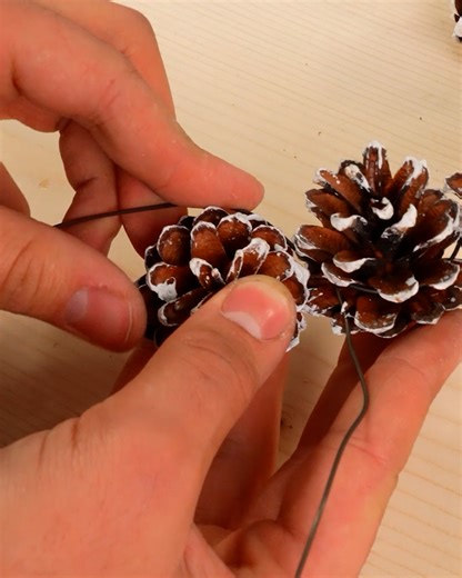 5.7M views · 37K reactions | Rustic Winter Wreath for Christmas | Magic Hands Creations | Facebook