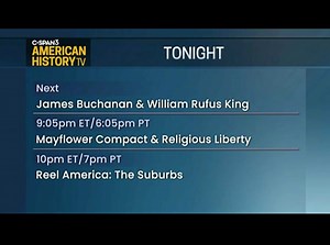 Lectures in History James Buchanan William Rufus King Relationship  CSPAN  November 28, 2020 8:00pm-9:05pm EST