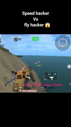 Speed hacker Vs fly hacker 😱 fox gaming #pubg #shorts