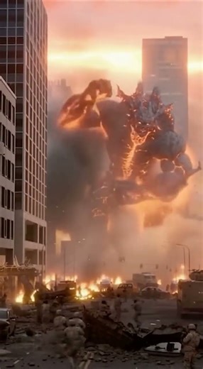 🔥 Molten Lava Giant Rampages Through City | Epic 8K Action Battle 💥 #actionfigures #fighteraircraft