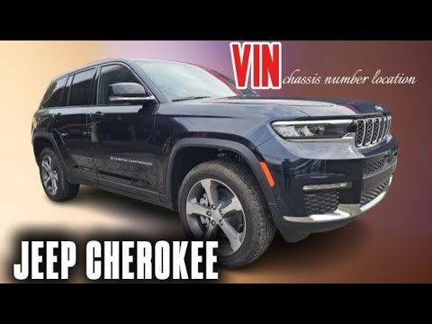 LATEST MODEL JEEP CHEROKEE VIN CHASSIS NUMBER, 2023 TO 2025