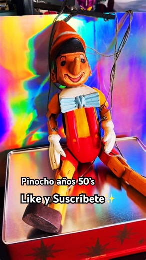 Pinocho tallado madera 50’s #pinocchio #collector #pinocho #collectibles #vintage #collection #toys